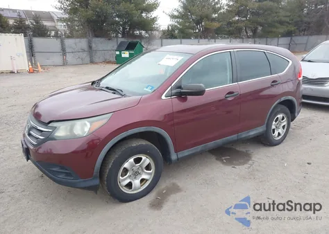 2014 Honda Cr-V Lx z USA, uszkodzony, nr VIN 5J6RM4H30EL087125